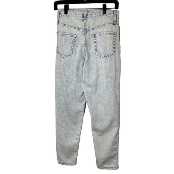 Wild Fable High Rise Mom Jean‎ Wild Fable Skinny Blue Stripe Sz 2 - Picture 5 of 10
